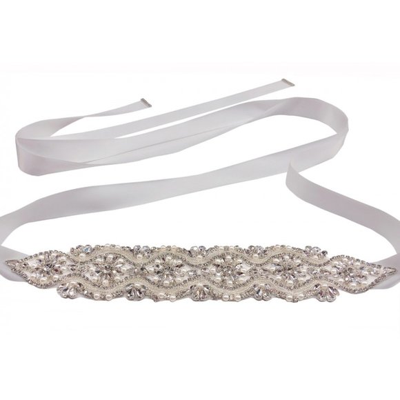 Sparkling Floral Patterned Belt NXMBT20002 - Picture 3 of 3